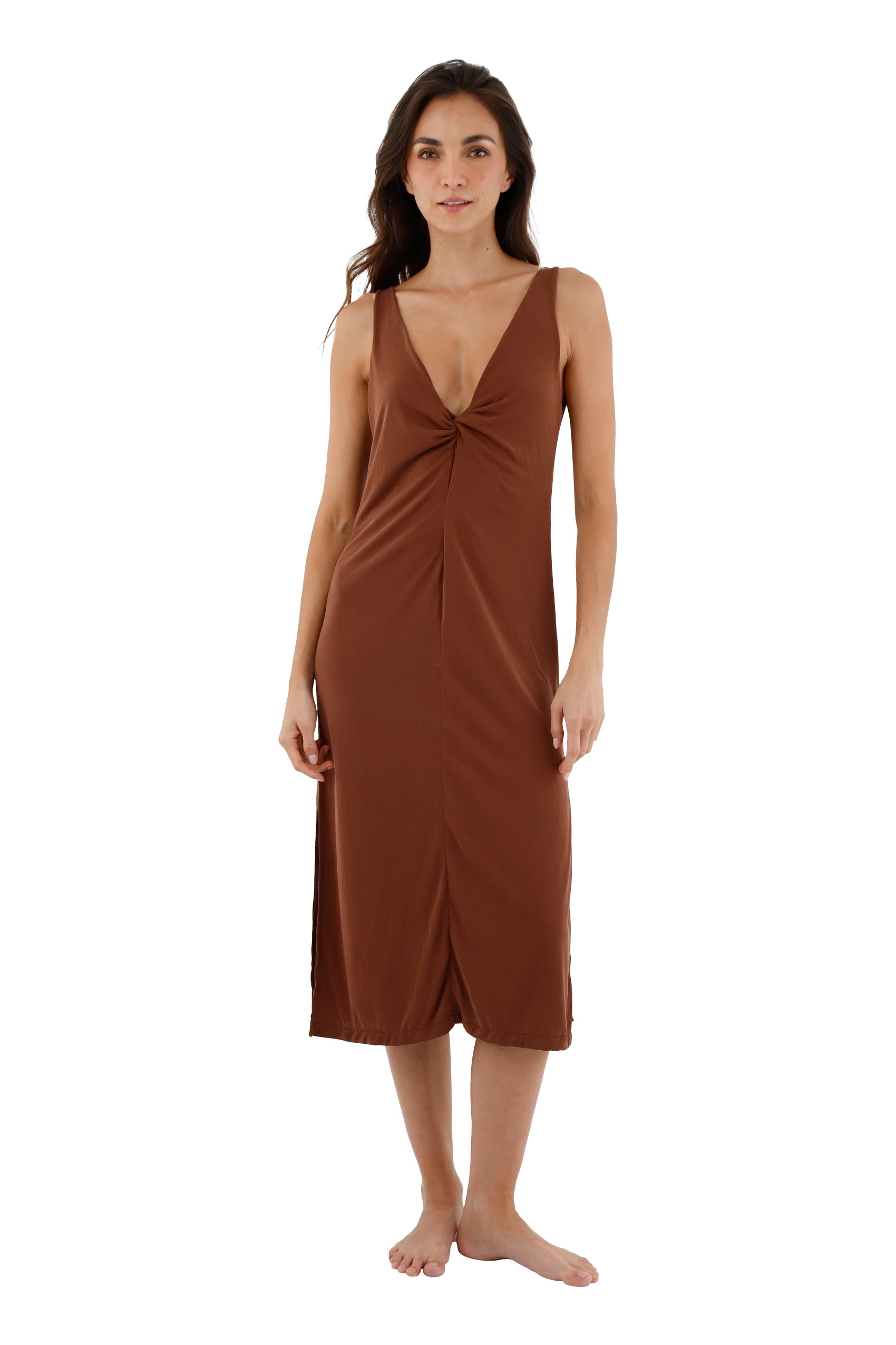 Earth Brown Root Dress