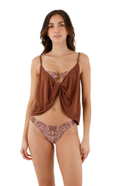 Earth Brown Ethora Top