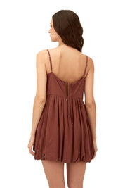 Earth Brown Drift Dress