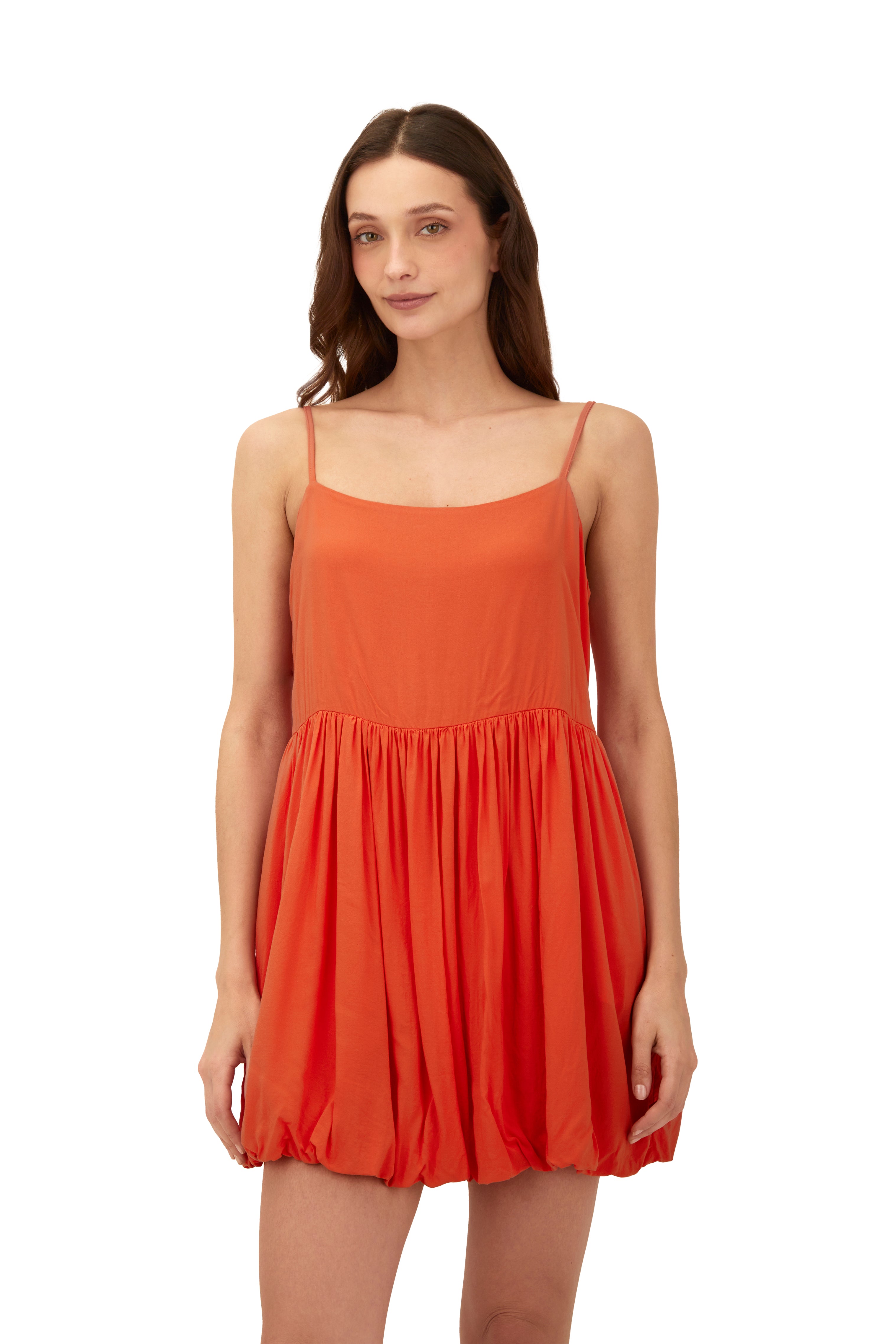 Brisa Tangerine Drift Dress